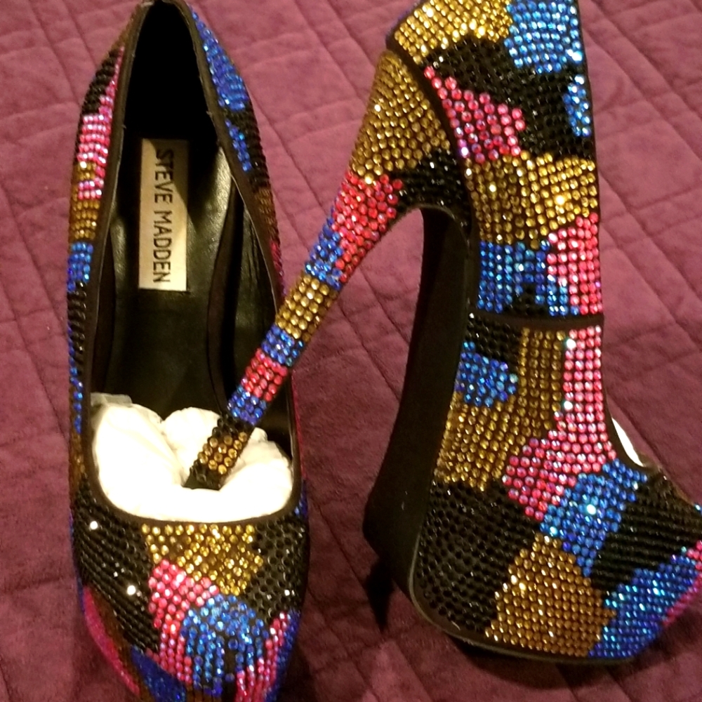 Steve Madden Rhinestone Stilettos